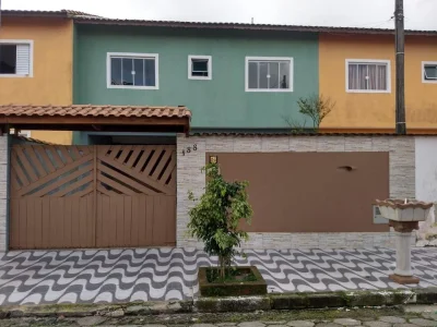 Sobrado 3dormit 1suite Só R$210.000,00 em Mongaguá na Mendes Casas