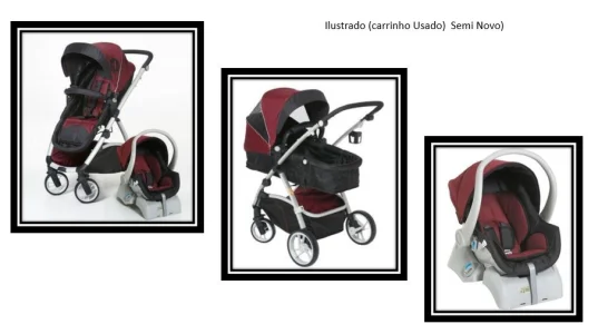 Kit Carrinho de Bebe Conforto Galzerano
