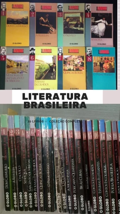 Livros Clássicos da Literatura Brasileira - Coleção Globo