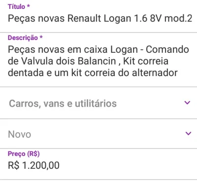 Peças Automitivas