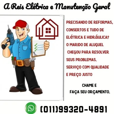Marido de Aluguel e Eletricista a Reis