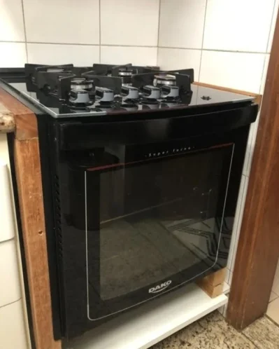 Fogão Embutir 4 Bocas - Dako Glass Bivolt - Só para Retirar