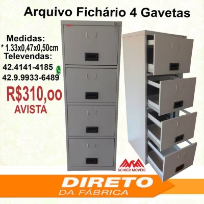 Arquivos em Aço Compre Direto da Fábrica-ponta Grossa