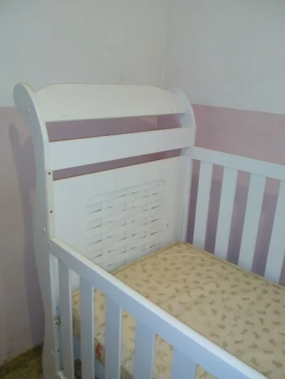 Berço Vira Cama + Colchão