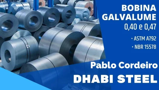 Dhabi Steel é Ferro e Aço no Brasil