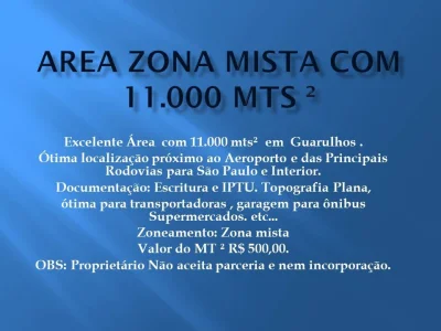área de 11000 Mts2