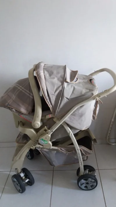 Kit Carrinho+bebê Conforto