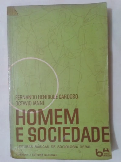 Livro Homem e Sociedade Fernando Henrique Cardoso