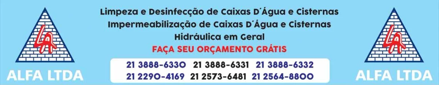 Precisando Lavar Sua Caixa D'água Chame a Alfa