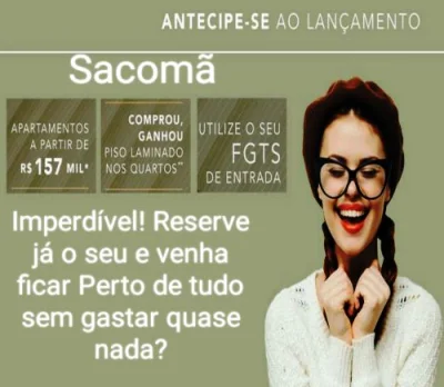 Lançamento no Sacomã por Apenas 157 Mil Reais!