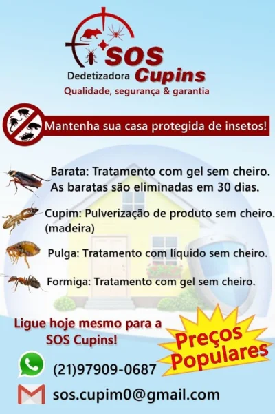 Dedetização- Sos Cupins