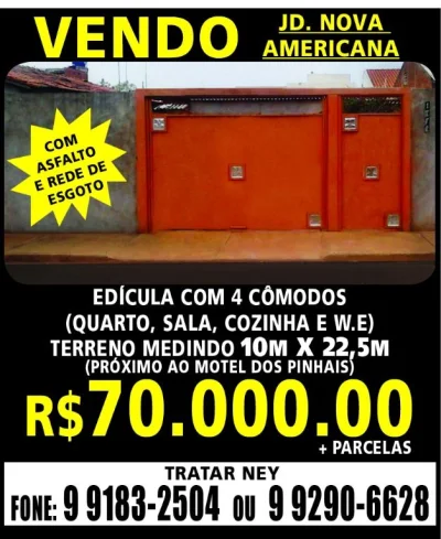 Vendo Casa J.nova Americana