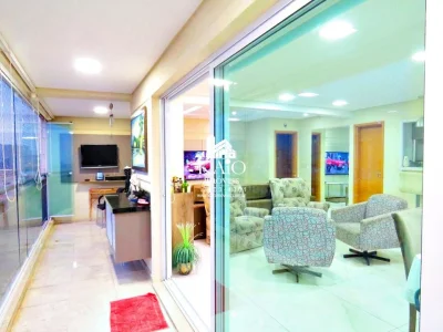 Apartamento Maravilhoso Rosa Ville - 150m2 3 Suites Varanda Gourmet