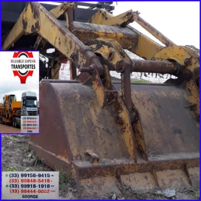 Dianteira do Trator Massey Ferguson Mf 250 com Concha e Cilindro