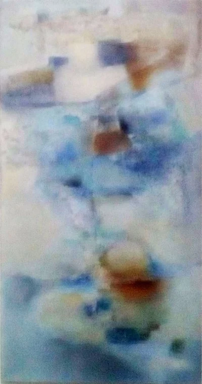 sem Titulo Abstrato Azul