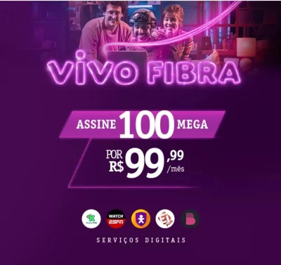 Internet Fibra óptica com Netflix e Wifi Incluso!