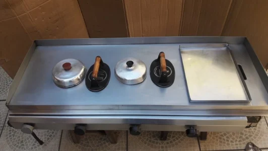 Chapa de Inox para Lanches