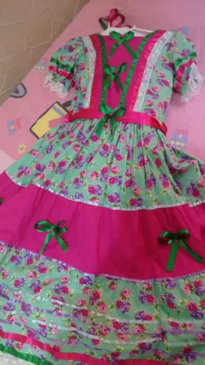 Vestido de Luxo Festa Junina