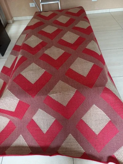 Tapete Sizal Vermelho 2.00x 2.50