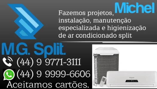 Instalação e Manutenção e Limpeza de Ar-condicionado