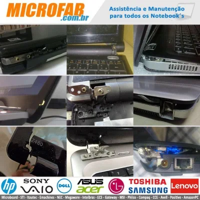 Carcaça de Notebook, Conserto e Venda