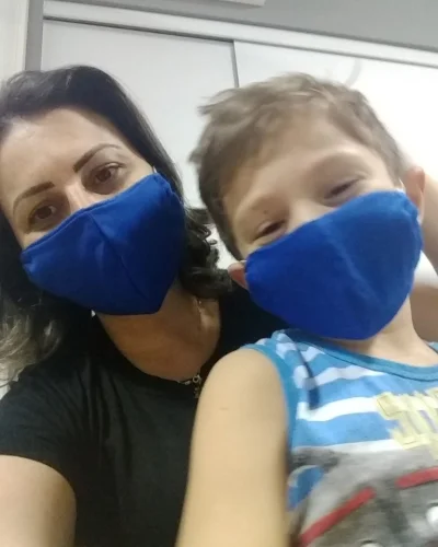 Mascará Malha 100% Algodão, Ajustável, Varias Cores