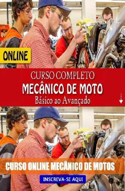 Aprenda a Ser um Mecânico de Moto sem Sair de Casa