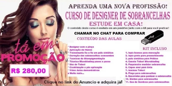 Curso Design Sobrancelha Micropigmentaçao