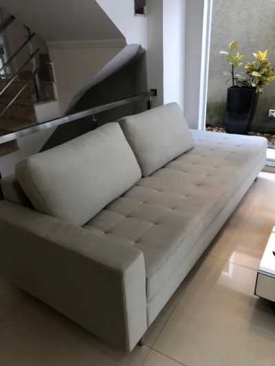 Sofá Chaise em Linho