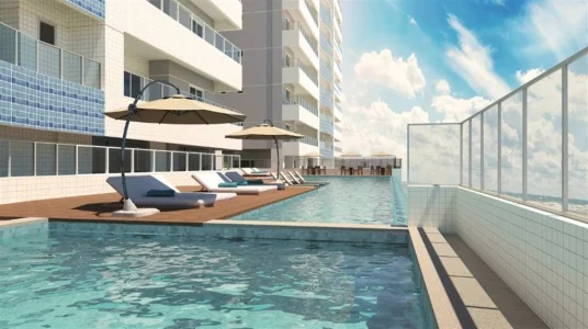 Apartamento com 115.05 m2 - Ocian - Praia Grande SP