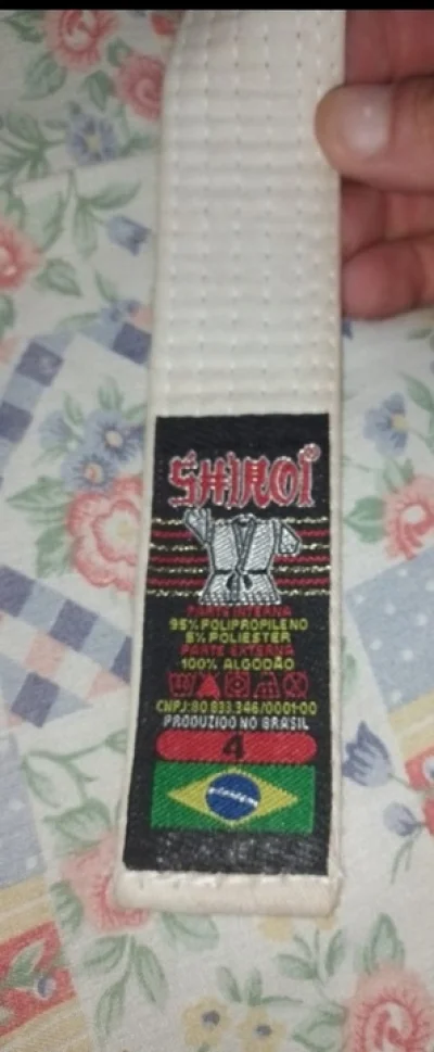 Kimono de Jiu-jitsu, Número 01,trançado. ( Novo) Adulto