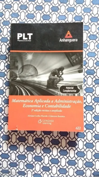 Matématica Aplicada a Administração, Economia e Contabilidade