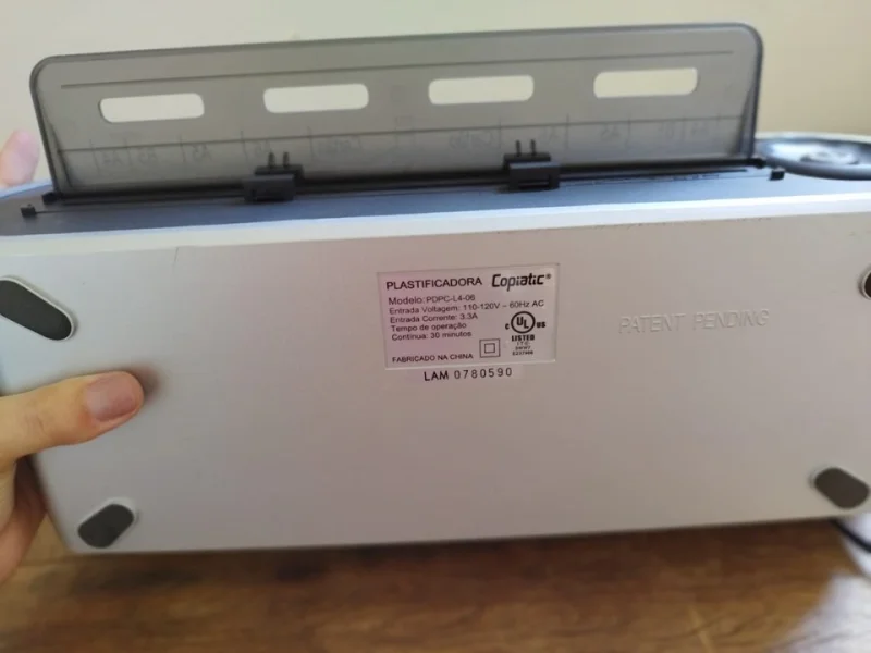 Plastificadora de Papel
