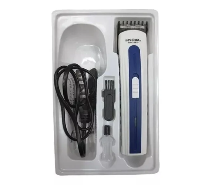 Máquina Aparador Elétrico Nova Nhc 3915 Bivolt Perna Barba ... Máquina Nova Corta Cabelo F