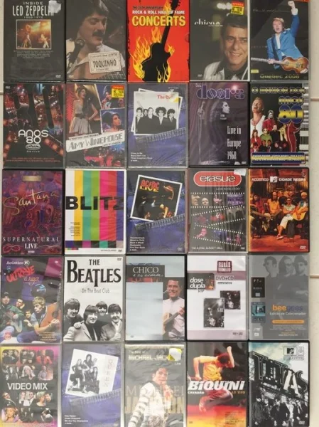 45 Dvds de Show + DVD Série Simpsons e Cilada