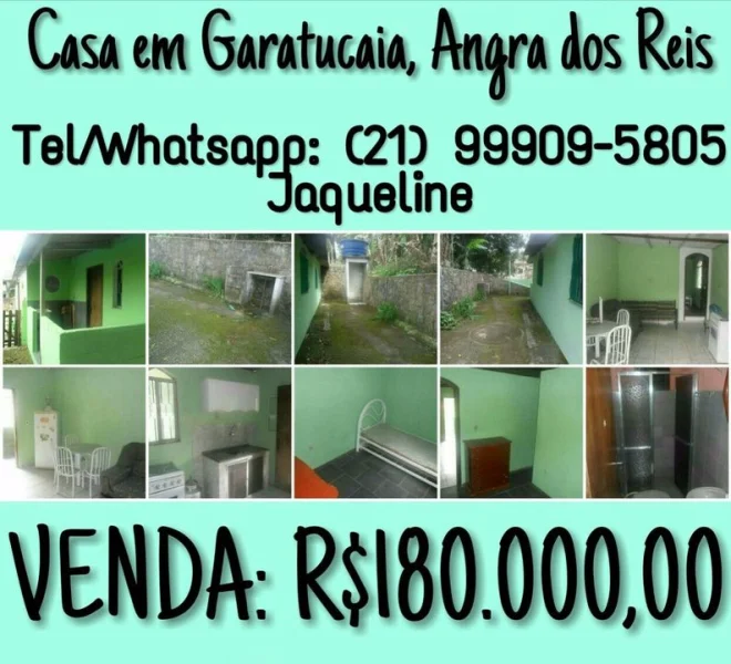 Casa Mobiliada em Garatucaia Angra dos Reis