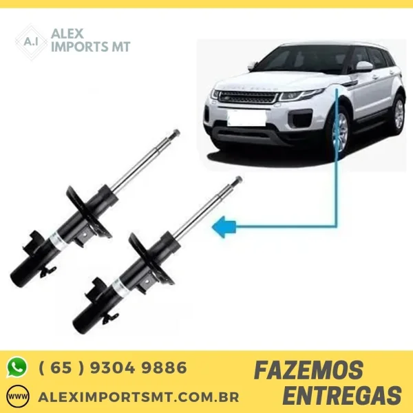 Par Amortecedor Recondicionado Range Rover Evoque 2011 em Diante Diant