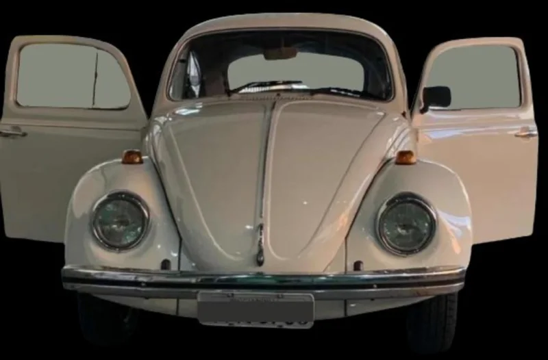 Fusca Antigo Motor 1.3 L 78 Carro Coleção Volkswagen Branco