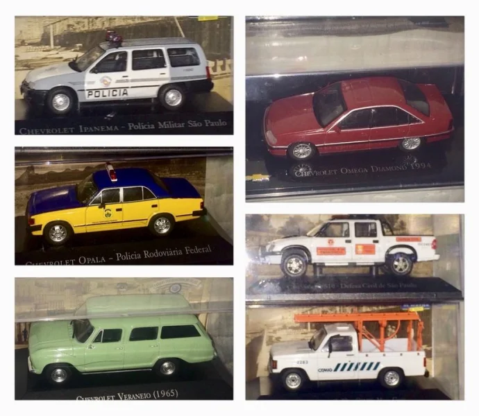 Miniaturas 1/43 Carros Incríveis e Carros de Serviço