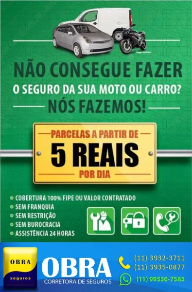Caminhão, Moto e Auto Não Consegue Fazer o Seguro, Consulte-nos