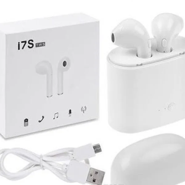 Fone de Ouvido Wireless (sem Fio) Bluetooth I7s
