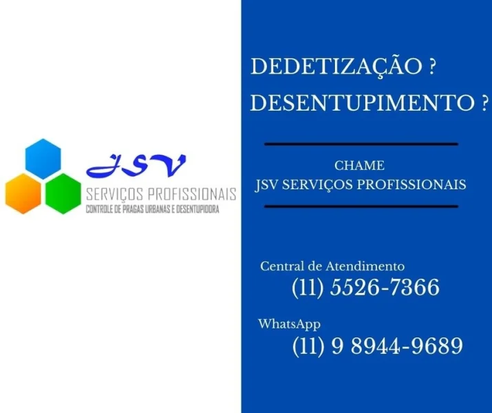 Dedetizadora Jsv Serviços Profissionais