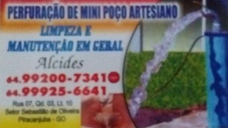Perfuração, Limpeza e Manutenção de Mino Poço Artesiano