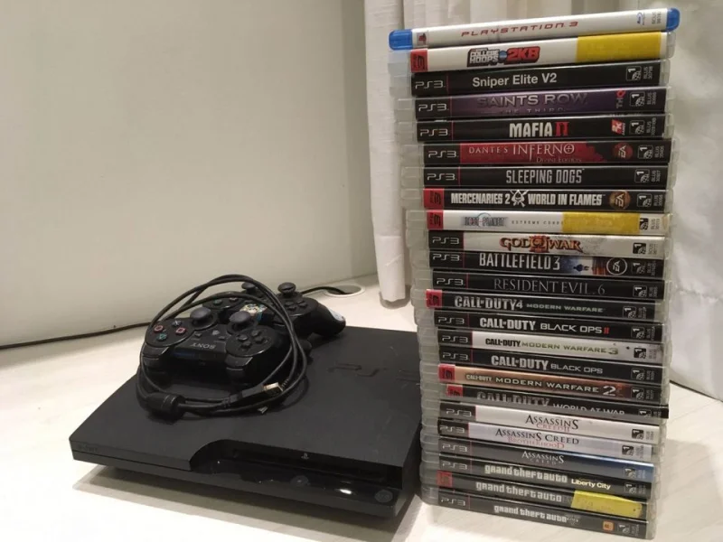 Playstation 3 500gb 2 Controles + 23 Jogos