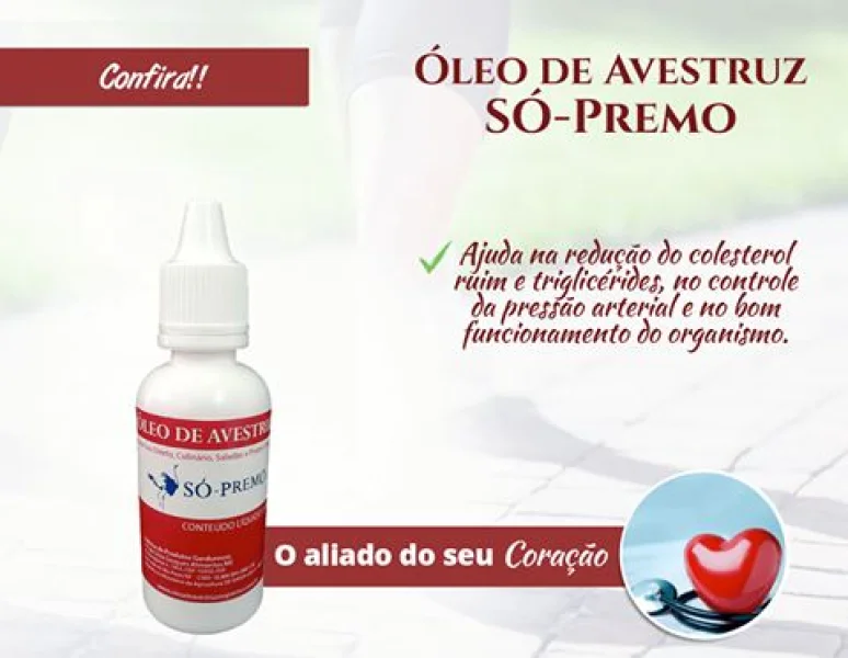 óleo de Avestruz Só-premo