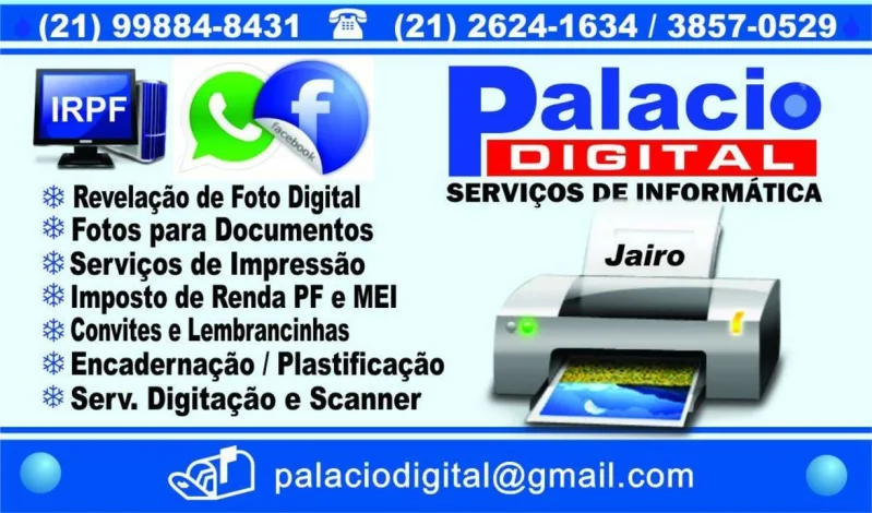 Serviços de Impressões / Imposto de Renda e Informática