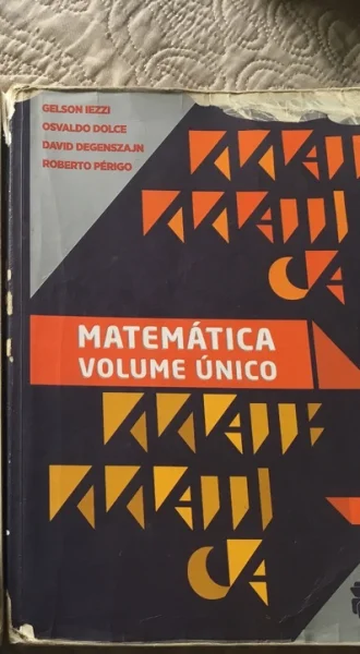 Livro Didático de Matemática Ensino Médio Volume único