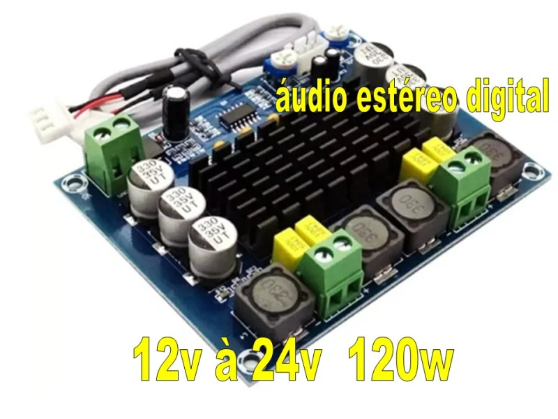Placa Amplificadora 120w + 120w