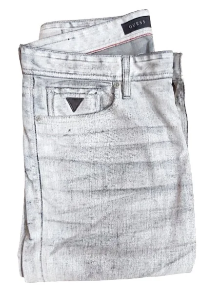 Magnífica Calça Guess Jeans Metalizada