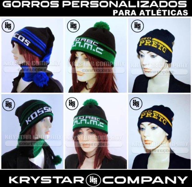 Gorros Personalizados para Atléticas,torcidas Organizadas,e Sua Marca